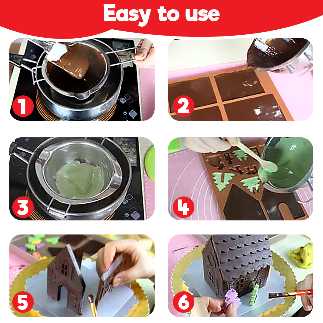 DIYMe! Gingerbread House Style Mold Set