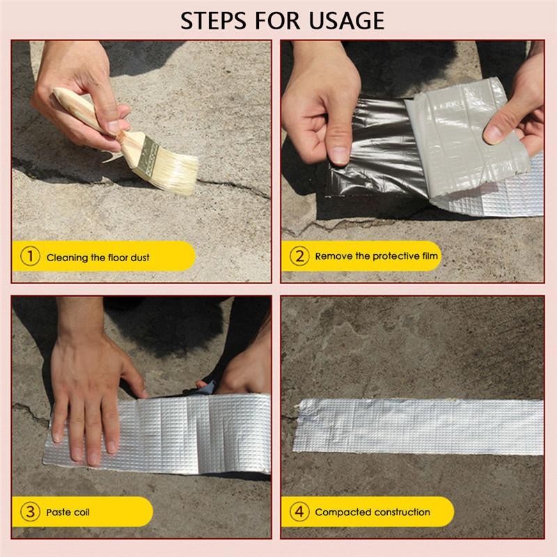 Aluminum Butyl Waterproof Repair Tape