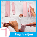 Food Stuff Adjustable Cake Scraper ( Free Pipping Tips Set ! )