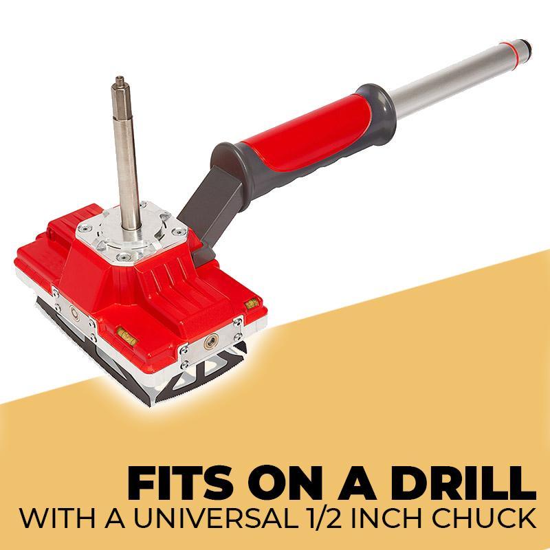 Square Hole Cutter Drill Attachment