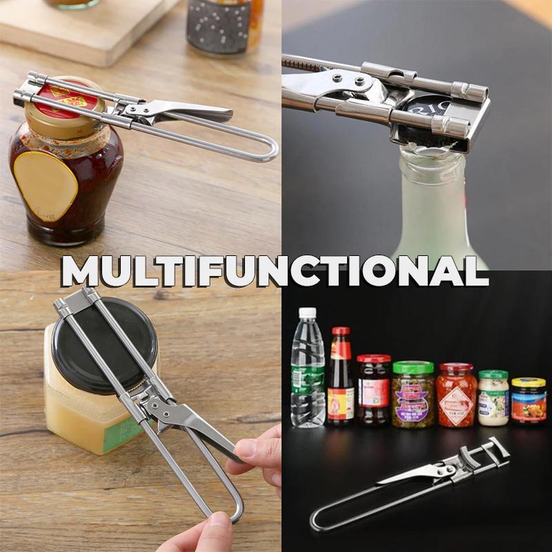 HomeTex Adjustable Stainless Steel Jar Openers