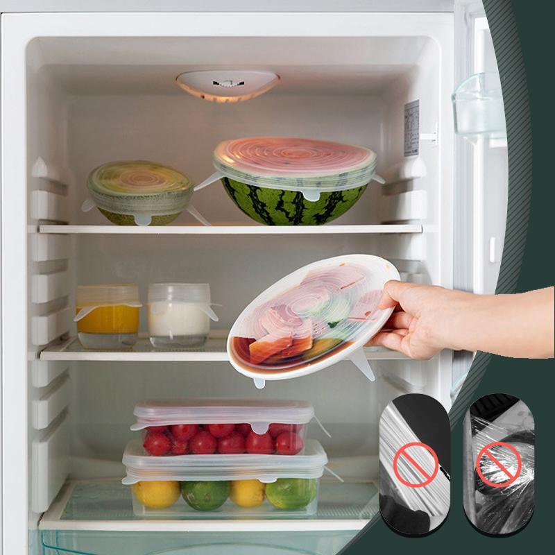 HiTea Reusable Silicone Stretch Lids