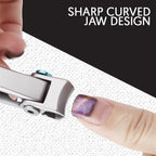Stainless Steel Wide Jaw Nail Clippers