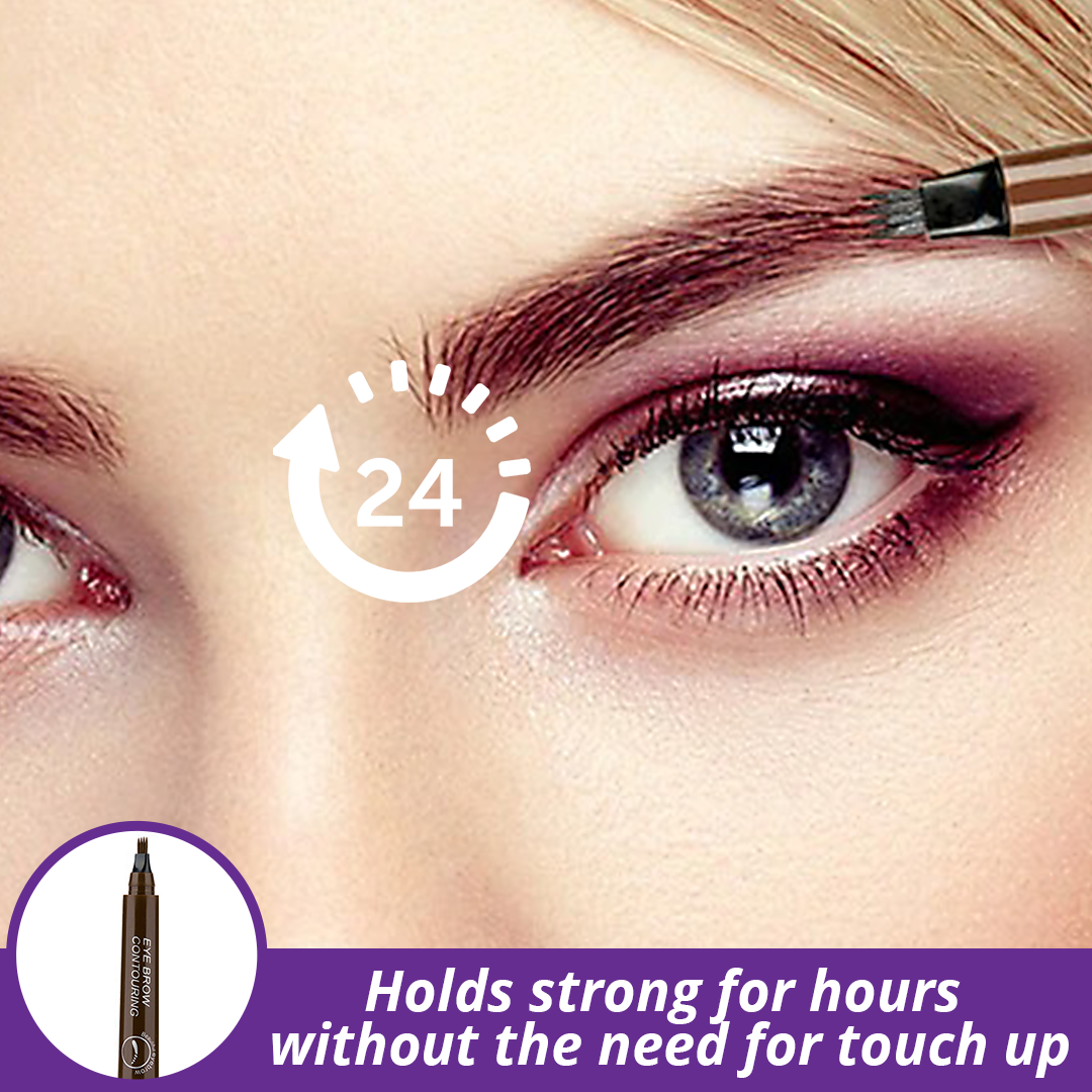 BS2TY 4 Fork Tip Eyebrow Tattoo Pencil