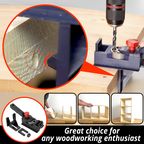 DUBU Adjustable Woodworking Drill Hole Jig