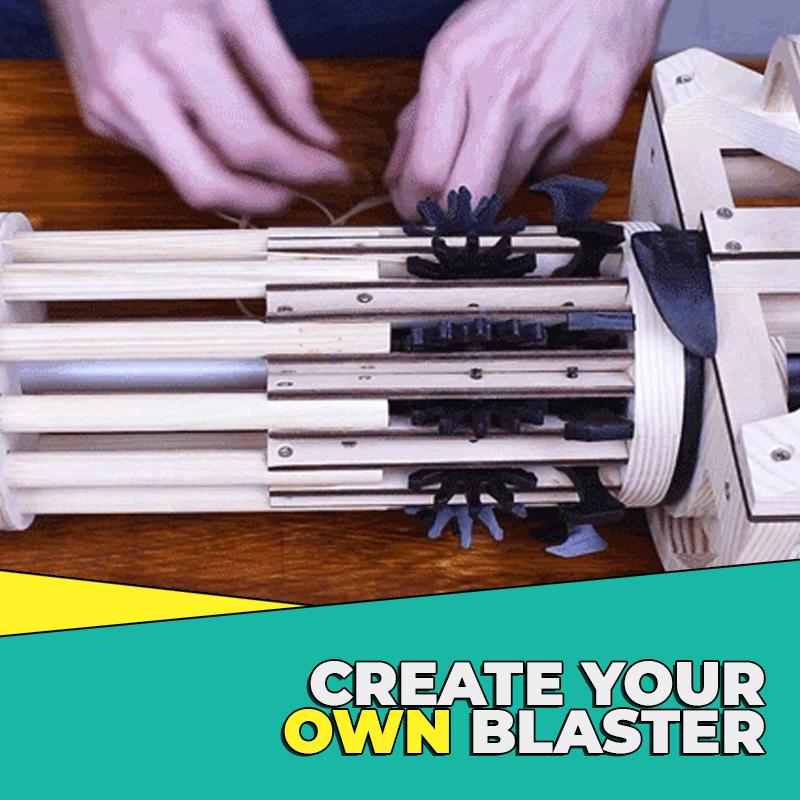 Gatz Automatic Wooden Rubber Band Blaster