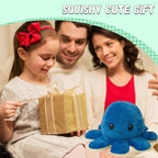 Kiddies Reversible Flip Octopus Stuffed Plushie