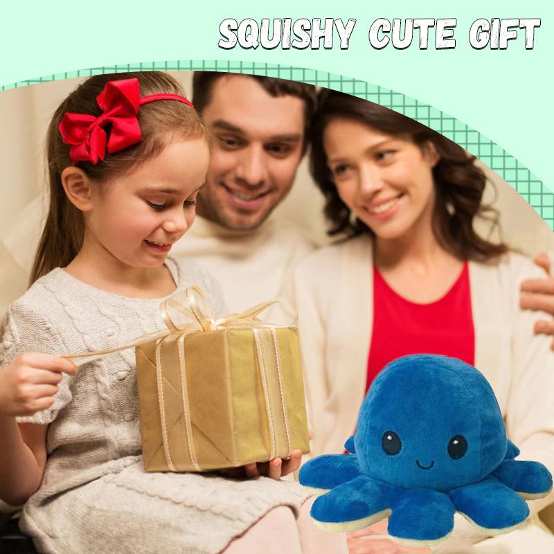 Kiddies Reversible Flip Octopus Stuffed Plushie