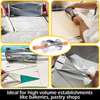 Bakers™️ Stainless Steel Rolling Croissant Cutter