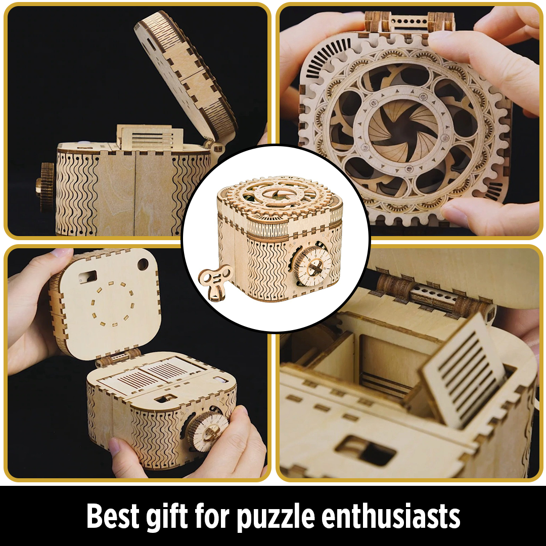 HJY DIY Wooden Puzzle Lock Box MyVarietyHome