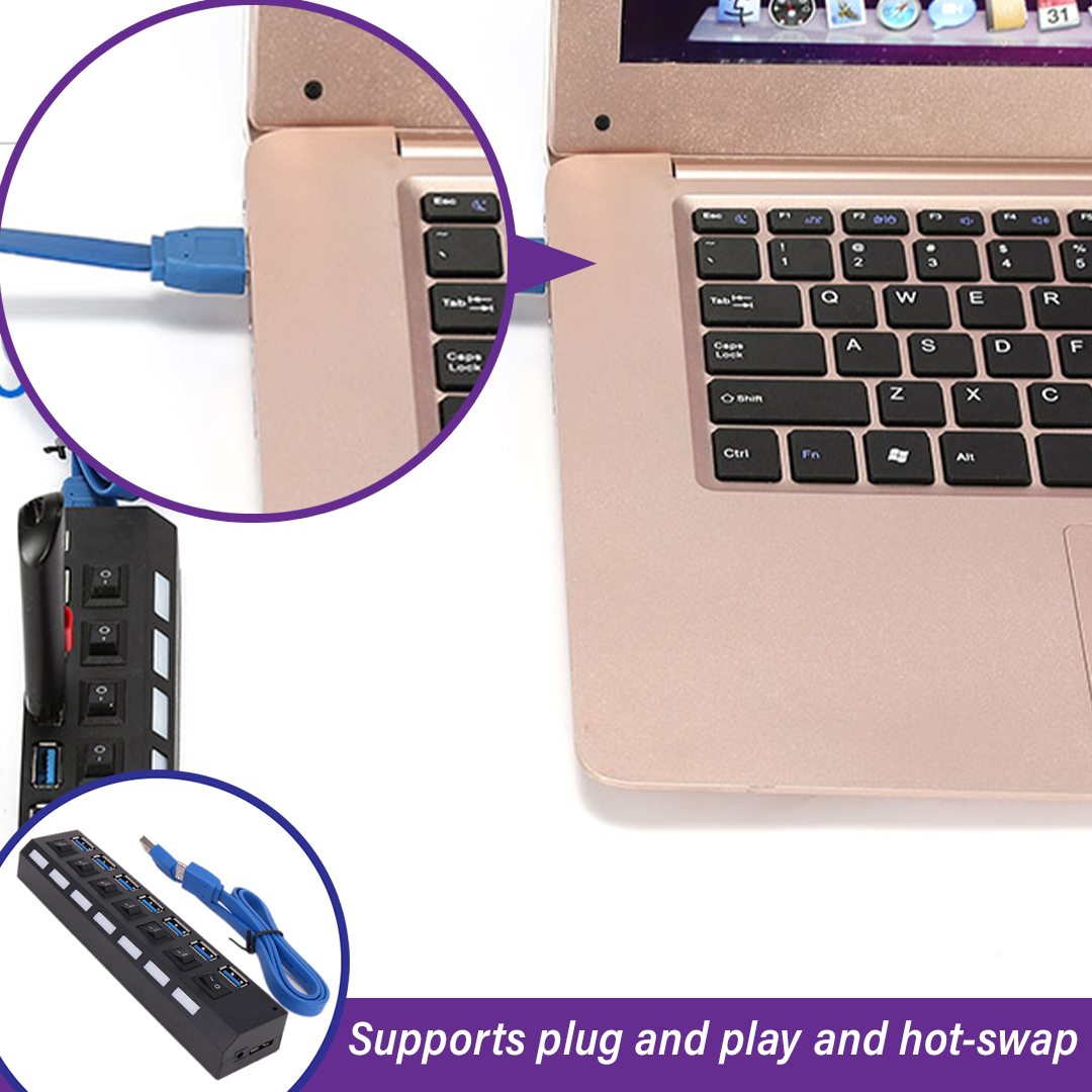 GadgeTECH Multi USB 3.0 Hub