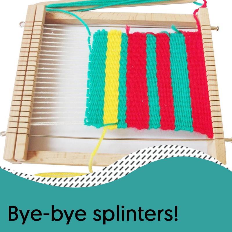 Beginner-friendly Wooden Loom Weaving Frame