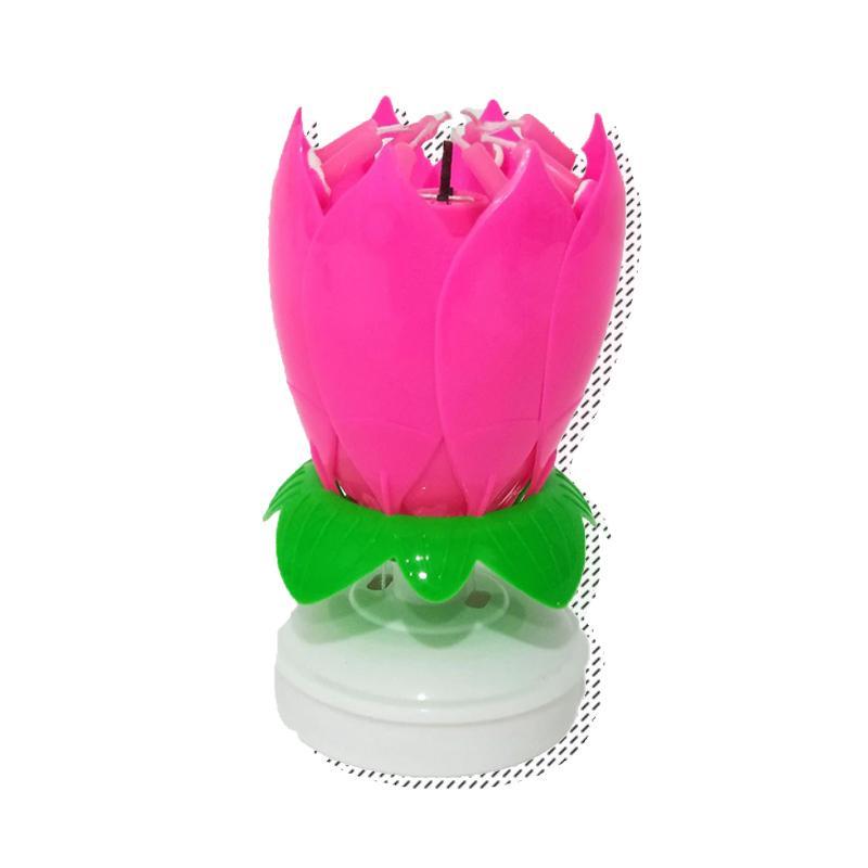 Lotus Magic Flower Birthday Candle