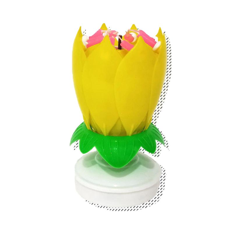 Lotus Magic Flower Birthday Candle