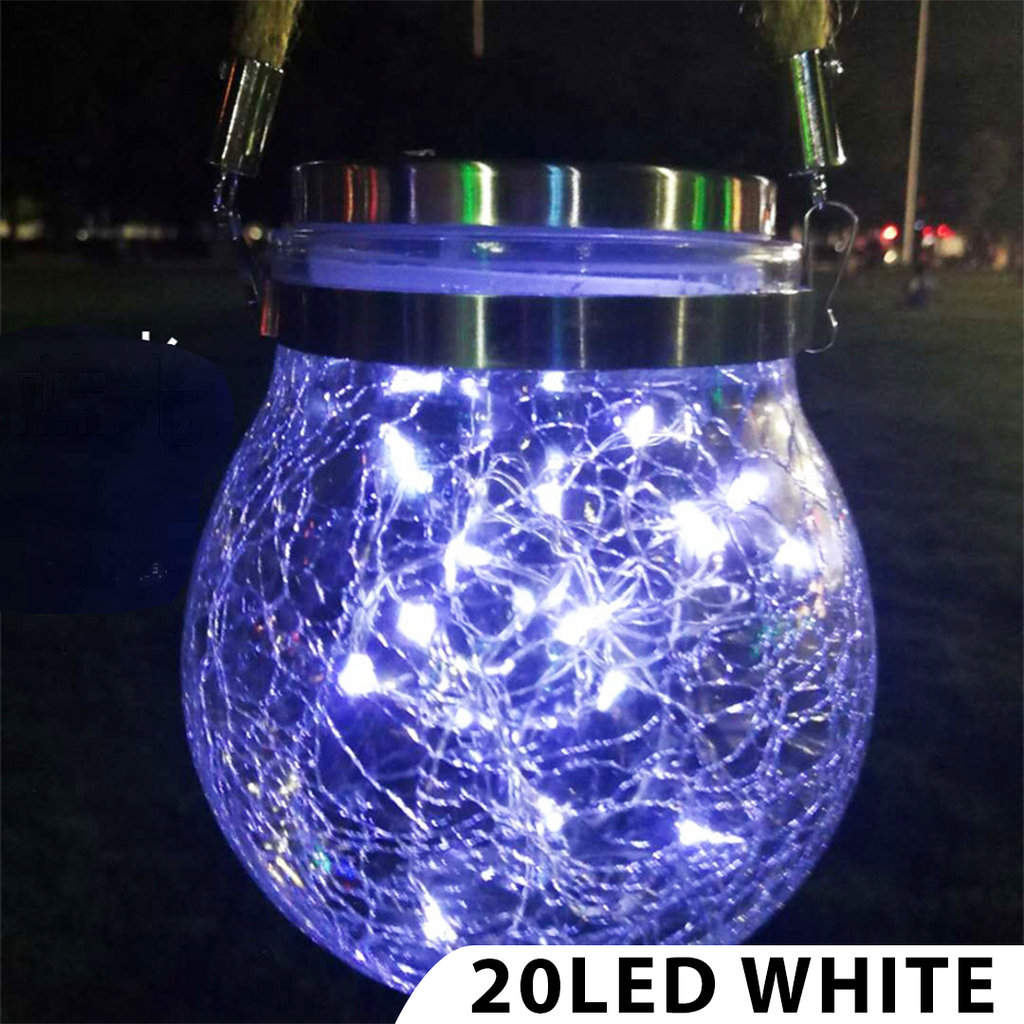 SolarLED Crystal Ball Hanging Lamp