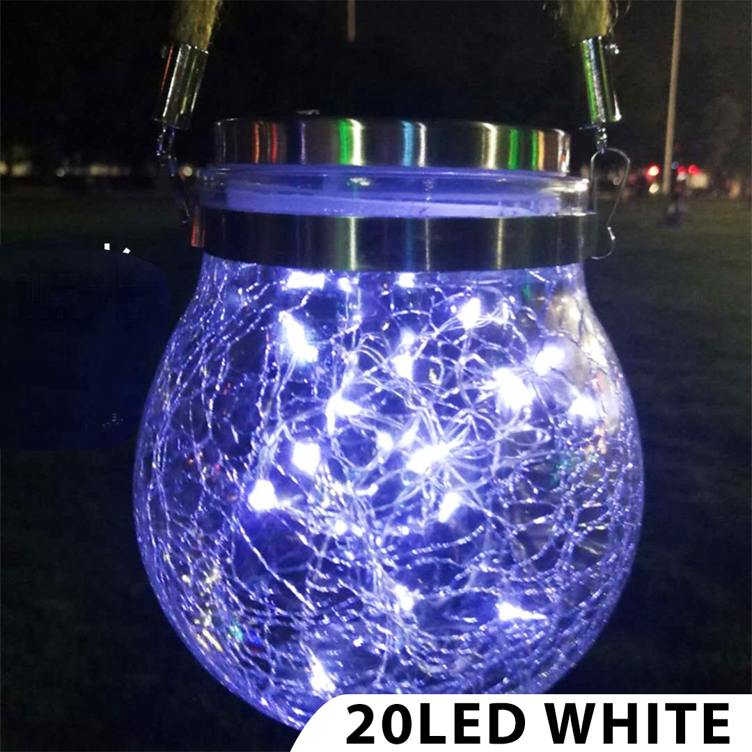 SolarLED Crystal Ball Hanging Lamp