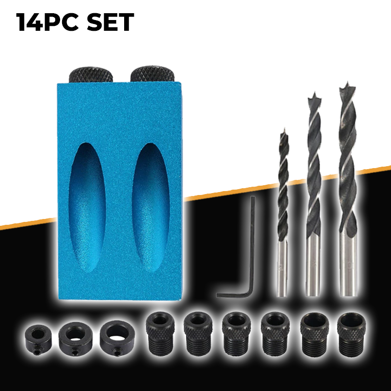 Angle Drill Pocket Hole Jig Kit