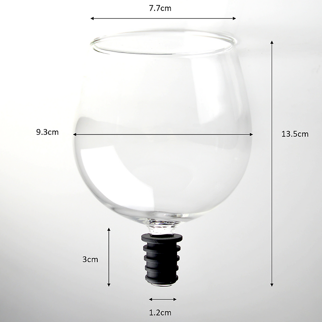 GlassDrink Direct from Wine Bottle
