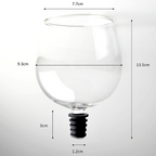GlassDrink Direct from Wine Bottle