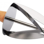 Bakers™️ Stainless Steel Rolling Croissant Cutter