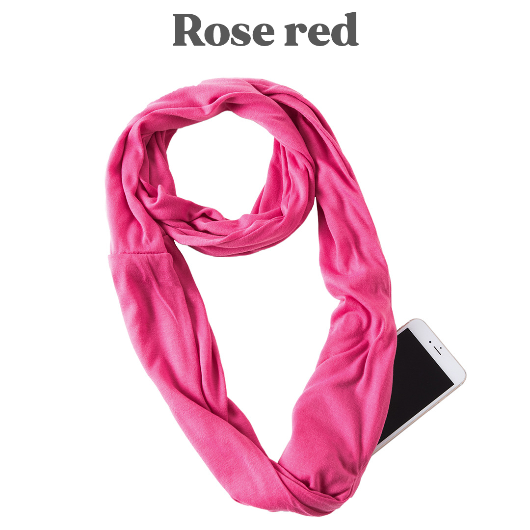 PoshSecret Travel Infinity Scarf With Secret Pockets