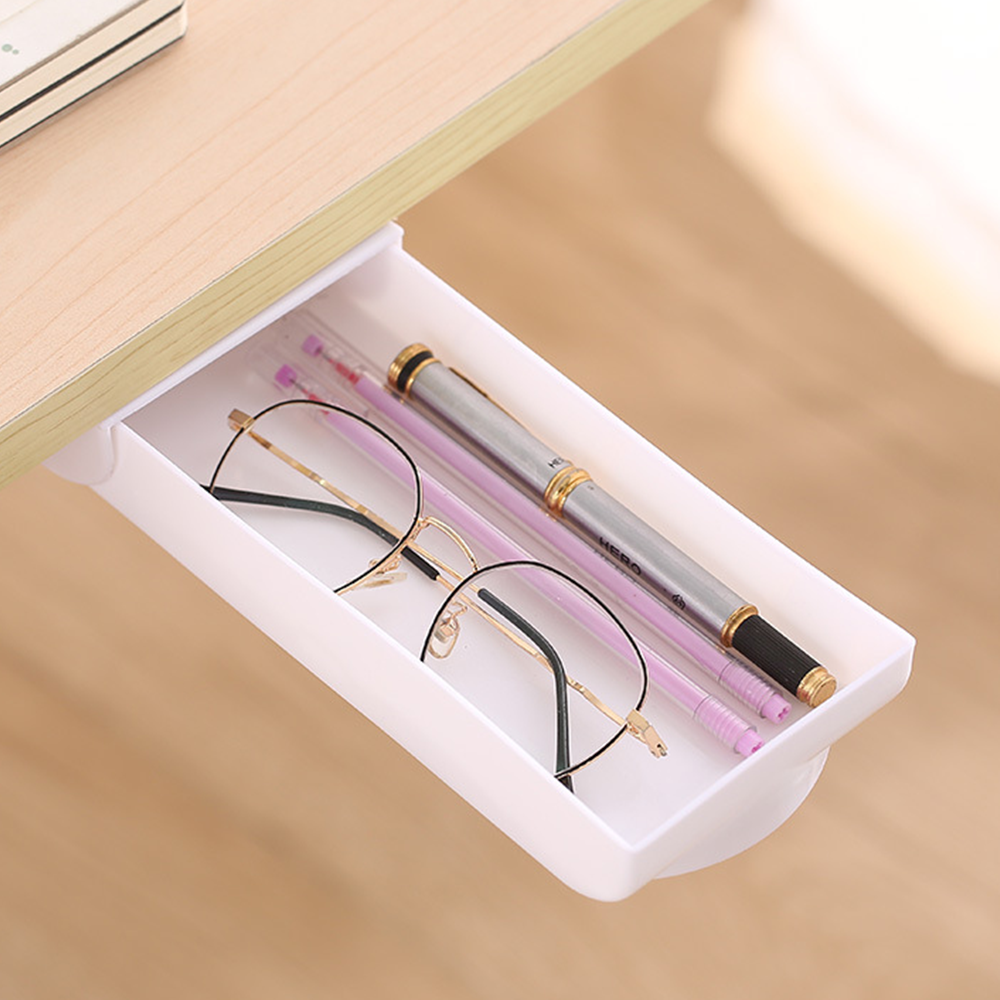 STACKABLE Under Desk Drawer Organizer Storage