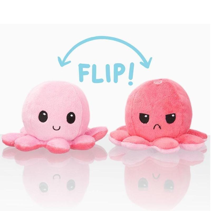 Kiddies Reversible Flip Octopus Stuffed Plushie