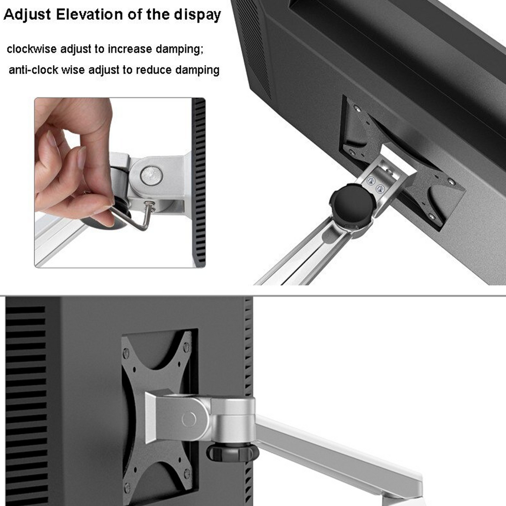 NTR Dual Monitor and Laptop Desk Mount