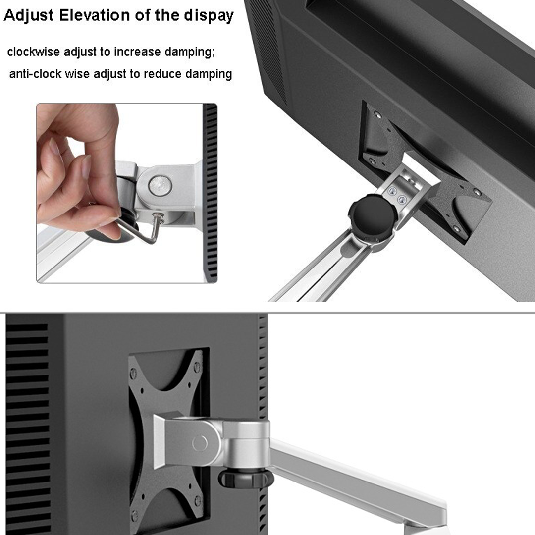 NTR Dual Monitor and Laptop Desk Mount