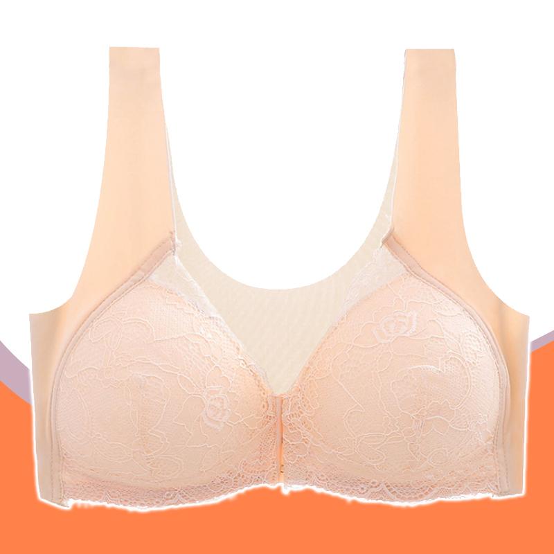 LadyShape Front Buckle Closure Wireless Lift Bra