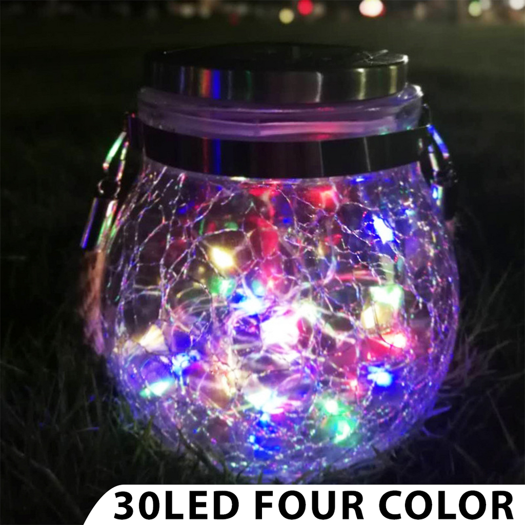 SolarLED Crystal Ball Hanging Lamp