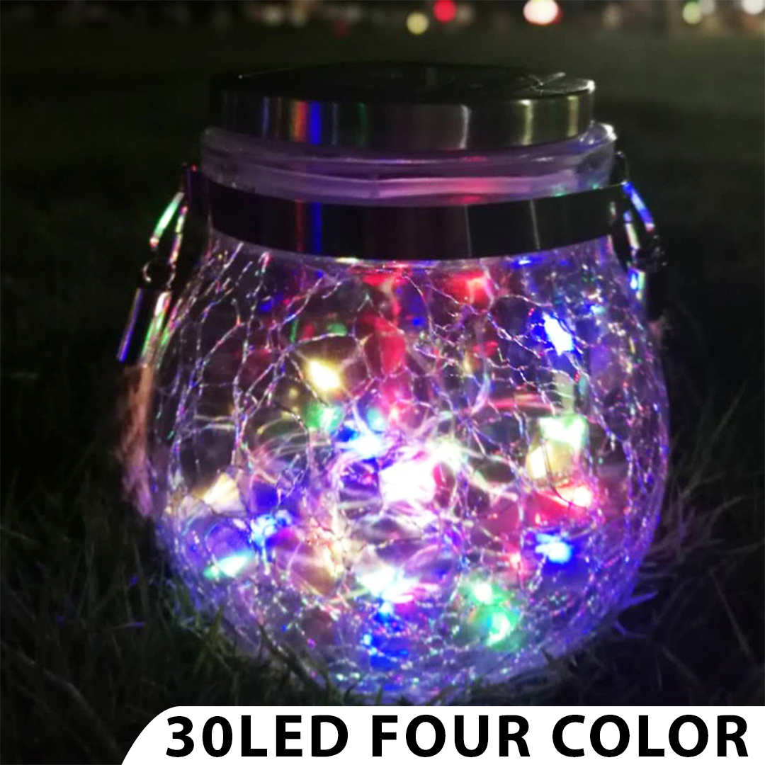 SolarLED Crystal Ball Hanging Lamp