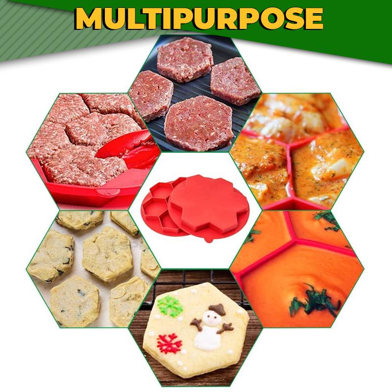 CookSimple Silicone Burger Patty Press