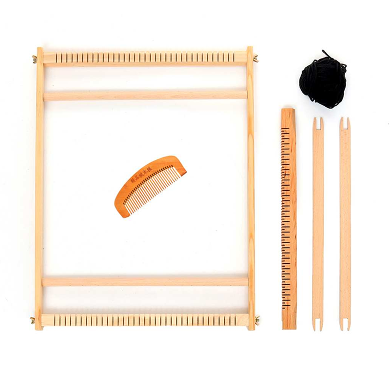 Beginner-friendly Wooden Loom Weaving Frame