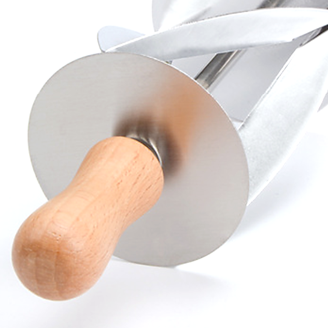 Bakers™️ Stainless Steel Rolling Croissant Cutter