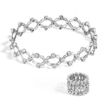 Two-way Crystal Ring & Bracelet
