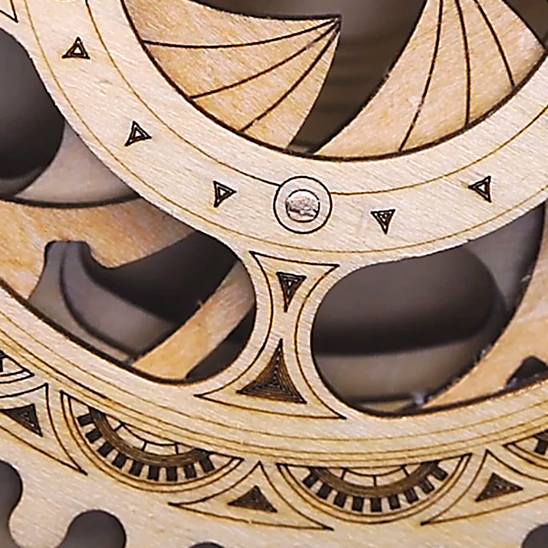 HJY DIY Wooden Puzzle Lock Box