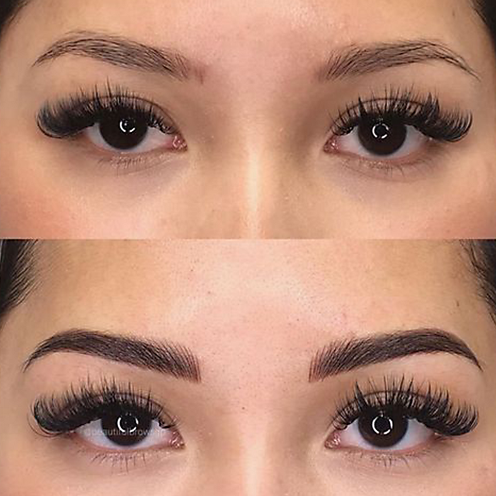 BS2TY 4 Fork Tip Eyebrow Tattoo Pencil