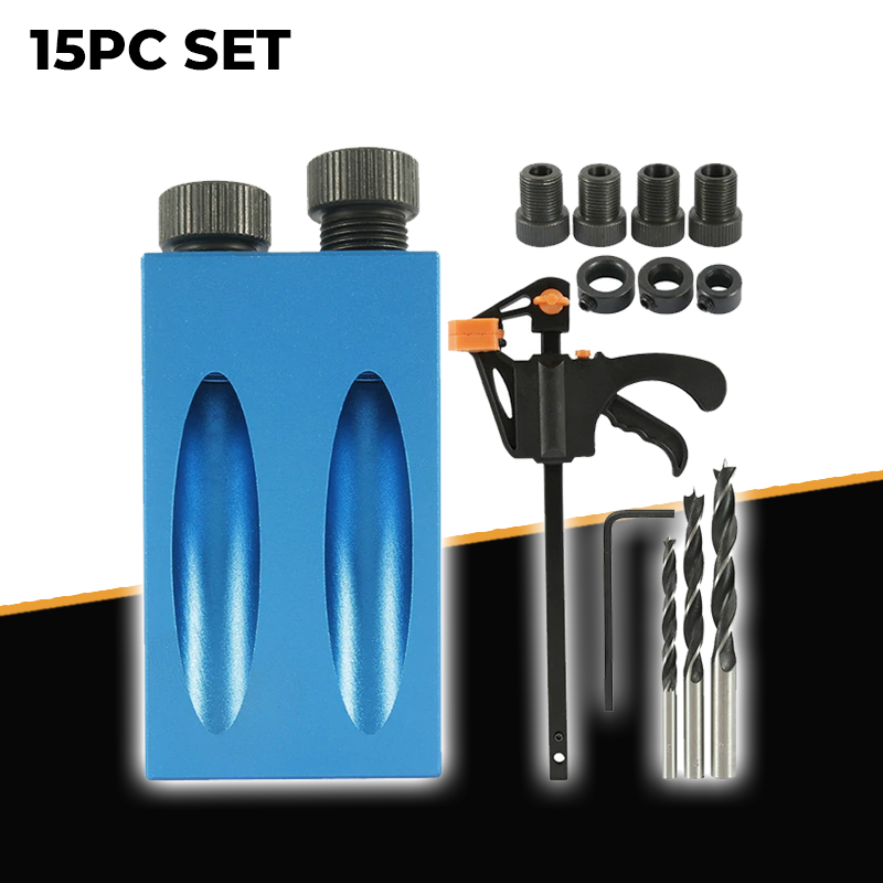 Angle Drill Pocket Hole Jig Kit