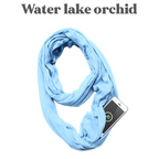 PoshSecret Travel Infinity Scarf With Secret Pockets