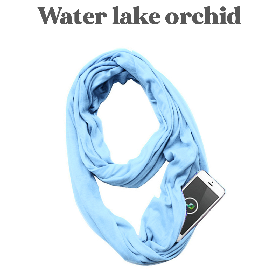 PoshSecret Travel Infinity Scarf With Secret Pockets
