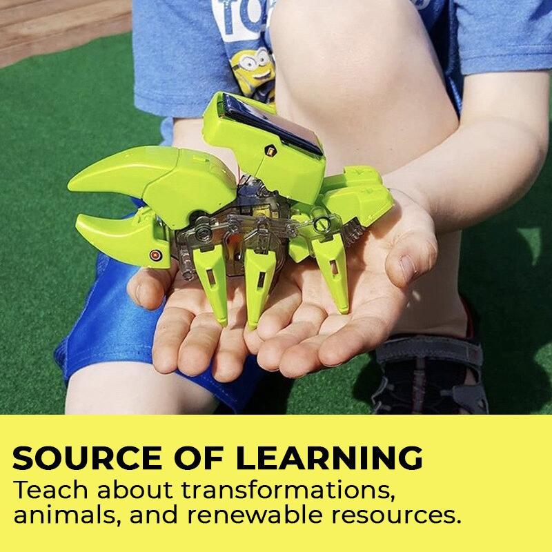 Solar Powered Transformer Dinosaur