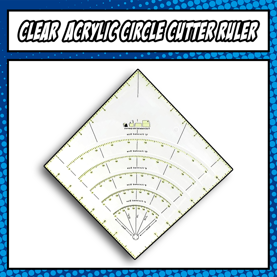 GCrafty Sewing  and Quilting Cutter Rulers Set