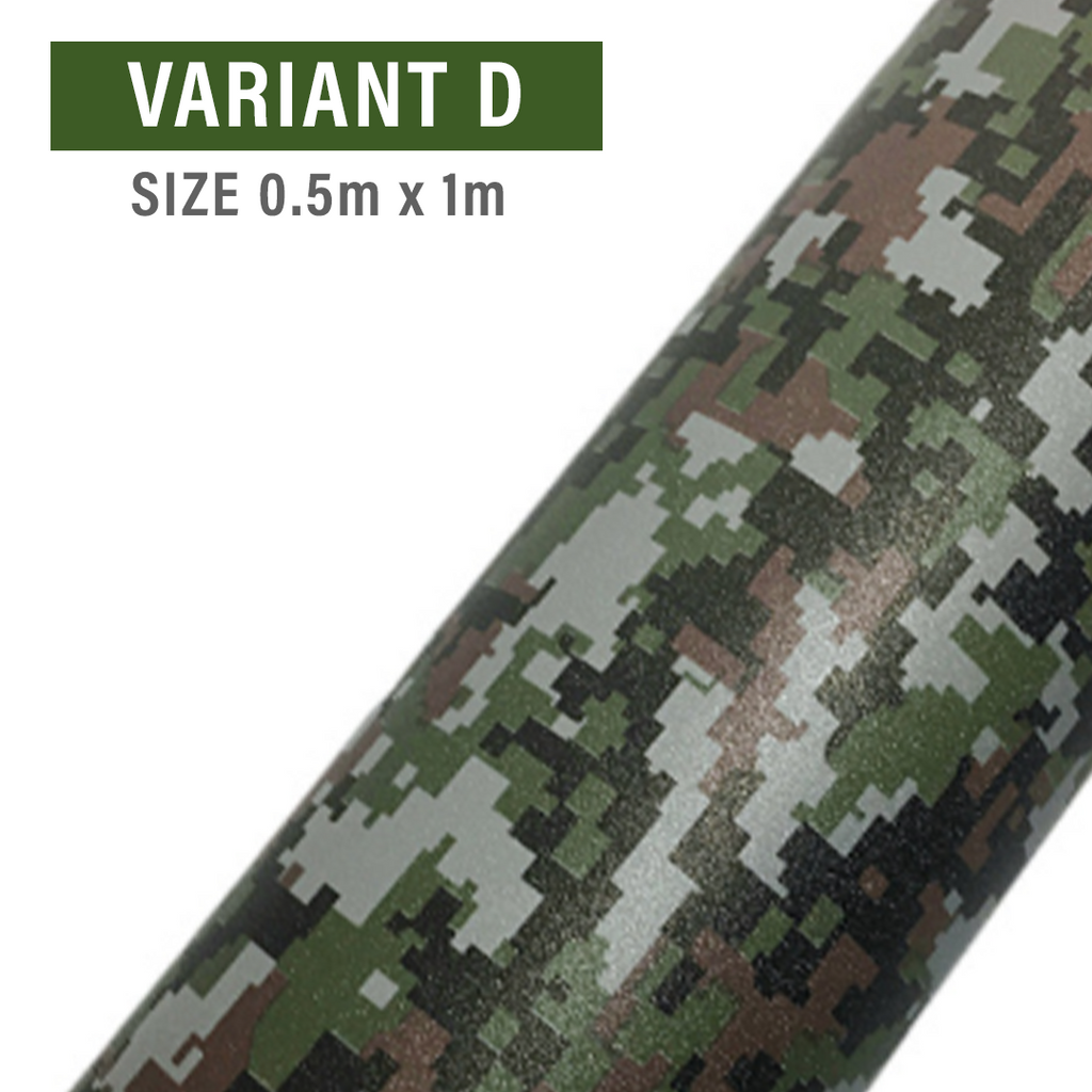 Matte Self-Adhesive Camouflage Film Wrap