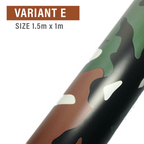 Matte Self-Adhesive Camouflage Film Wrap