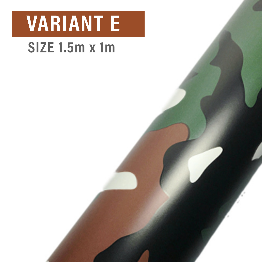 Matte Self-Adhesive Camouflage Film Wrap