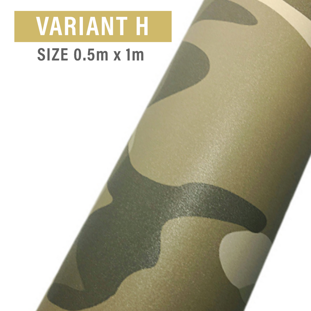 Matte Self-Adhesive Camouflage Film Wrap