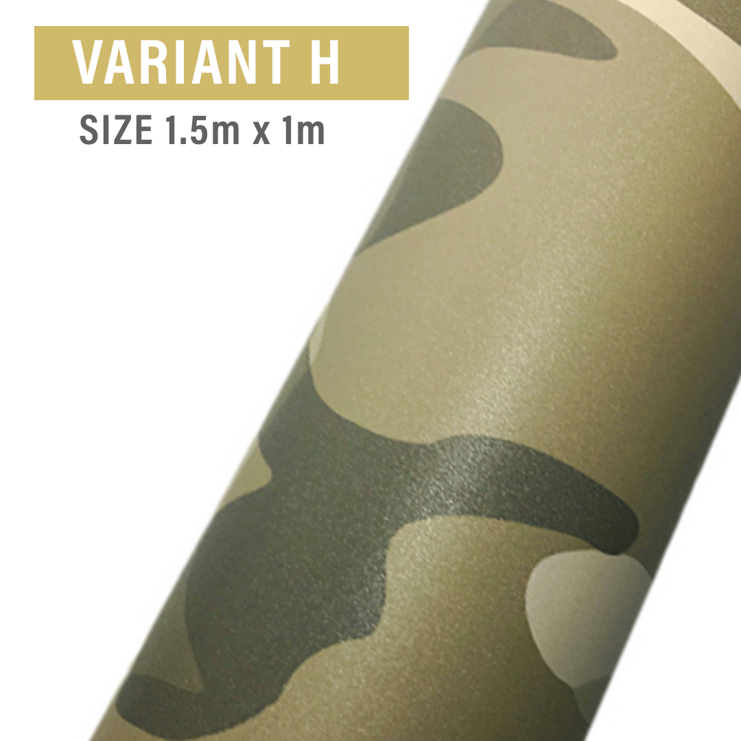 Matte Self-Adhesive Camouflage Film Wrap