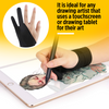 Artist’s 2-Finger Anti-Touch Gloves