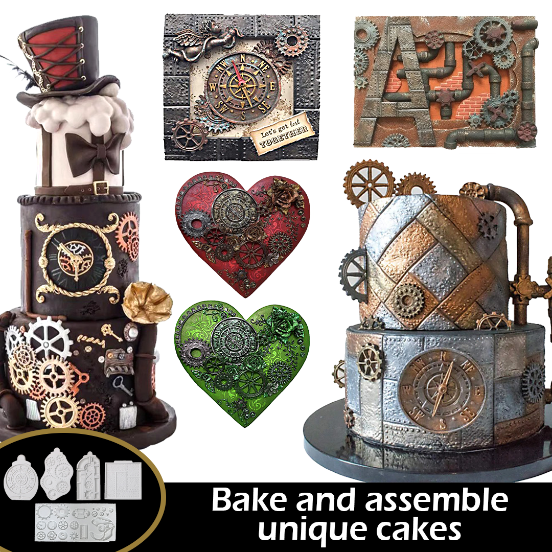 Artsy Cakes DIY Silicone Steampunk Mold